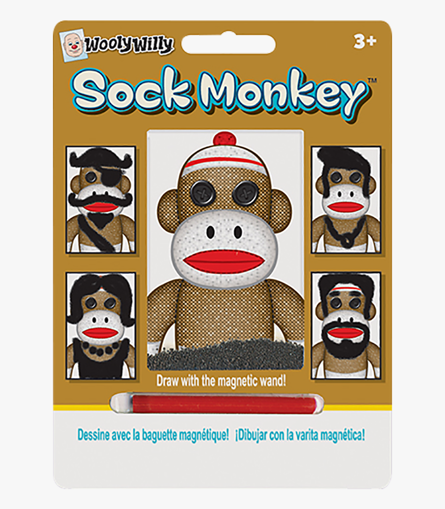 Sock Monkey, Transparent Clipart
