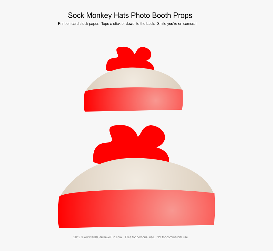 Sock Monkey Hat Clip Art, Transparent Clipart