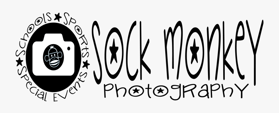 Sock Monkey Photography - Calligraphy, Transparent Clipart