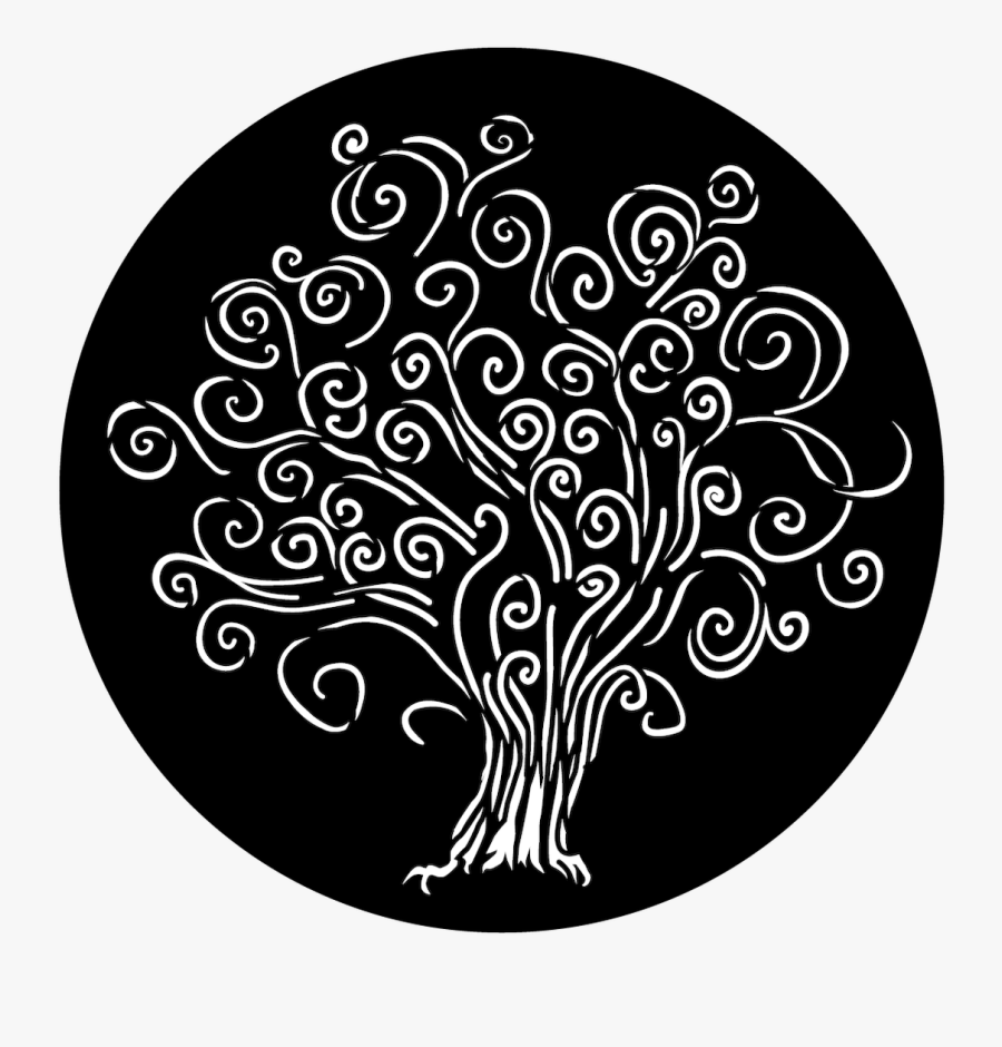 Apollo Design Me-9006 Curly Tree Pattern - Gobo, Transparent Clipart