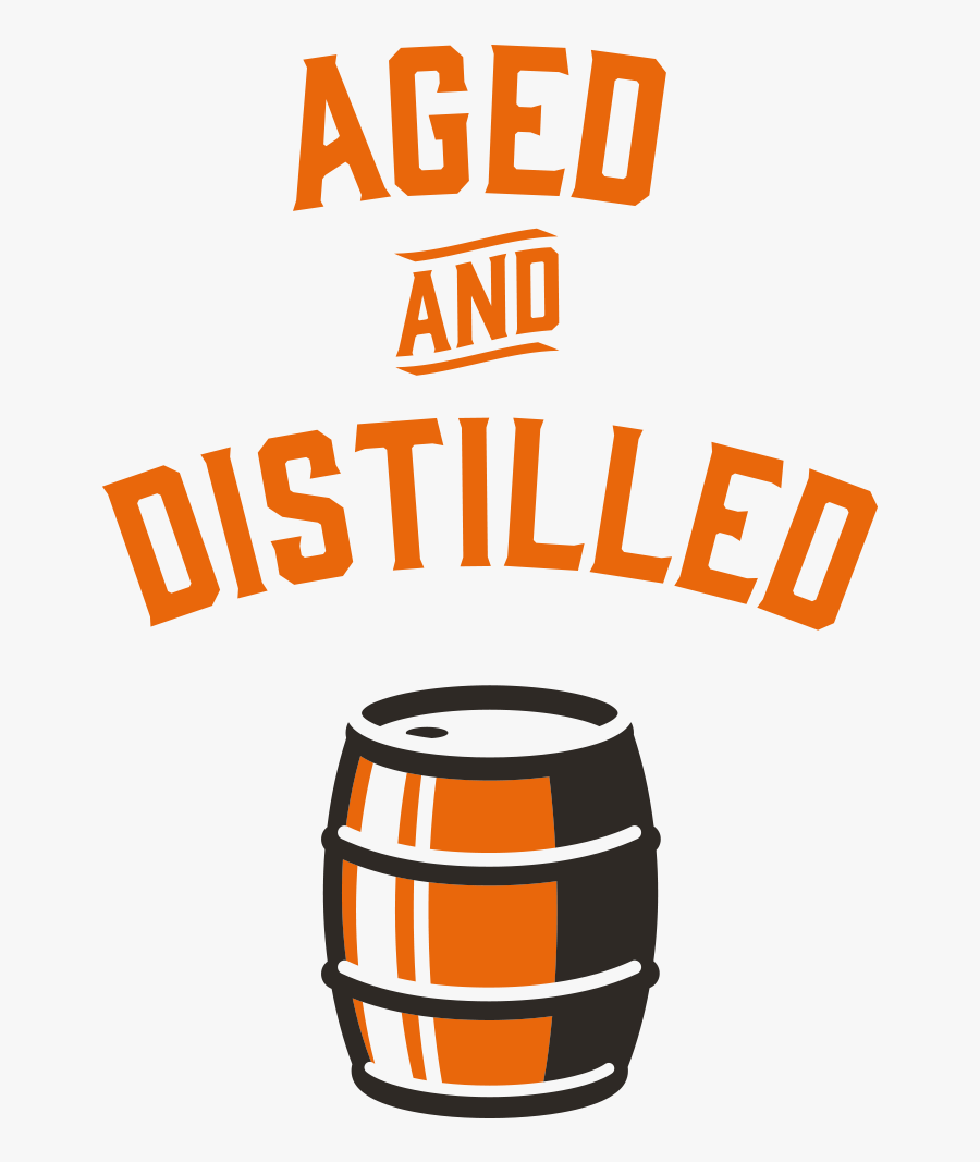 Aged And Distilled Logo, Transparent Clipart