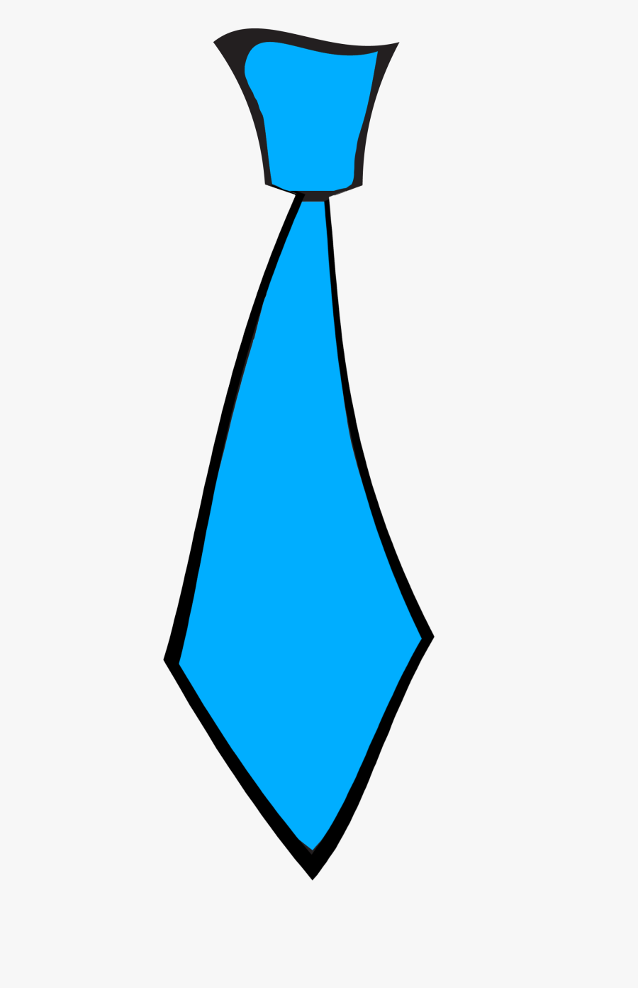 Blue Tie Ent - Neck Tie Clip Art, Transparent Clipart