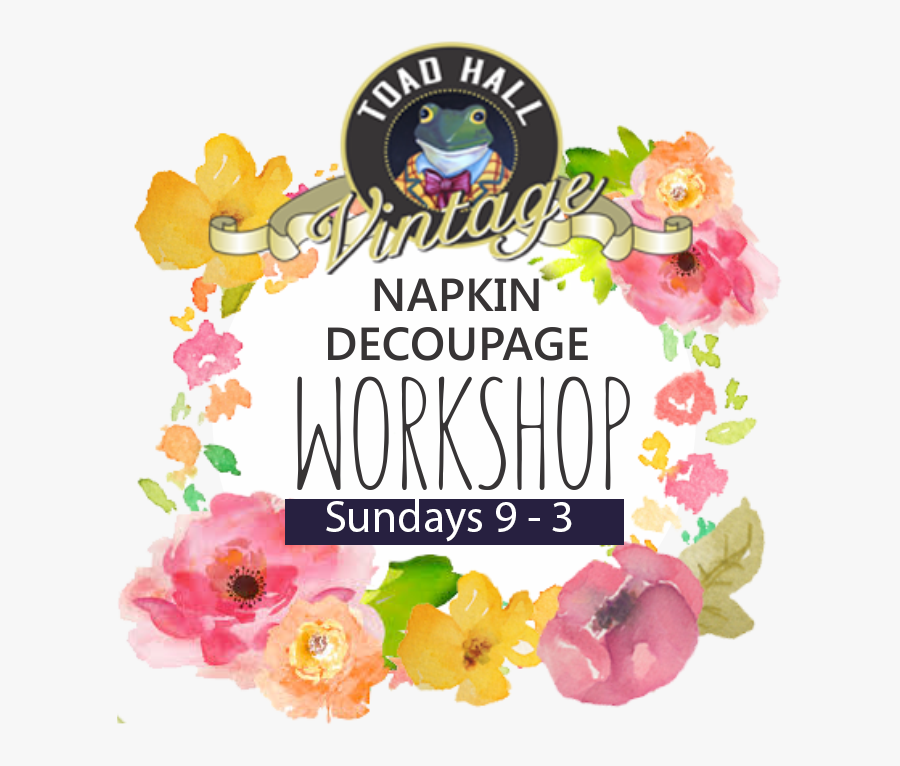 Decoupage Creative Workshop - Rose, Transparent Clipart