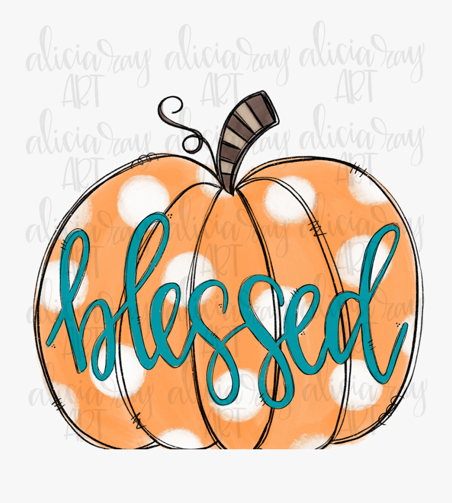Blessed Pumpkin Example Image, Transparent Clipart