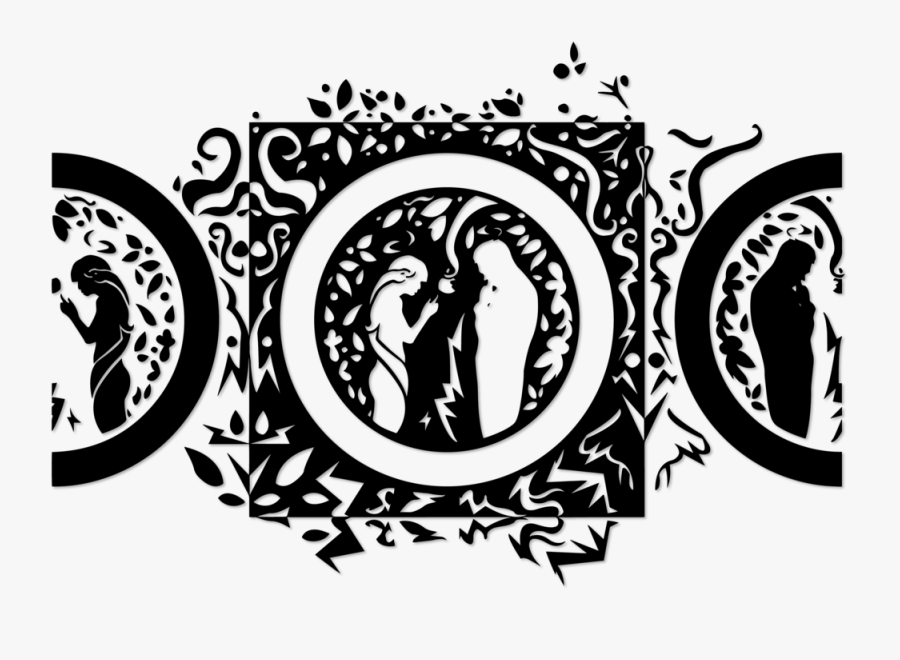 Adam And Eve Dropshadow, Transparent Clipart