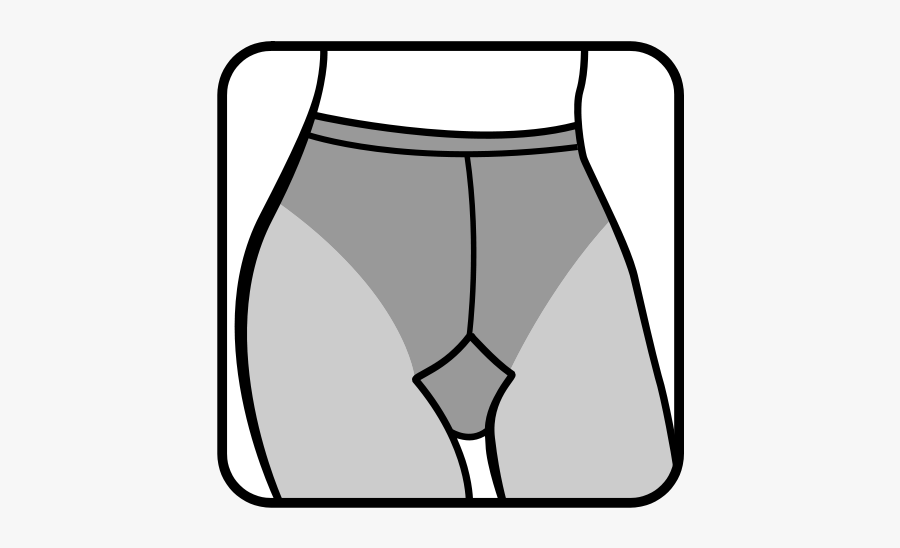 Pantyhose Icon, Transparent Clipart