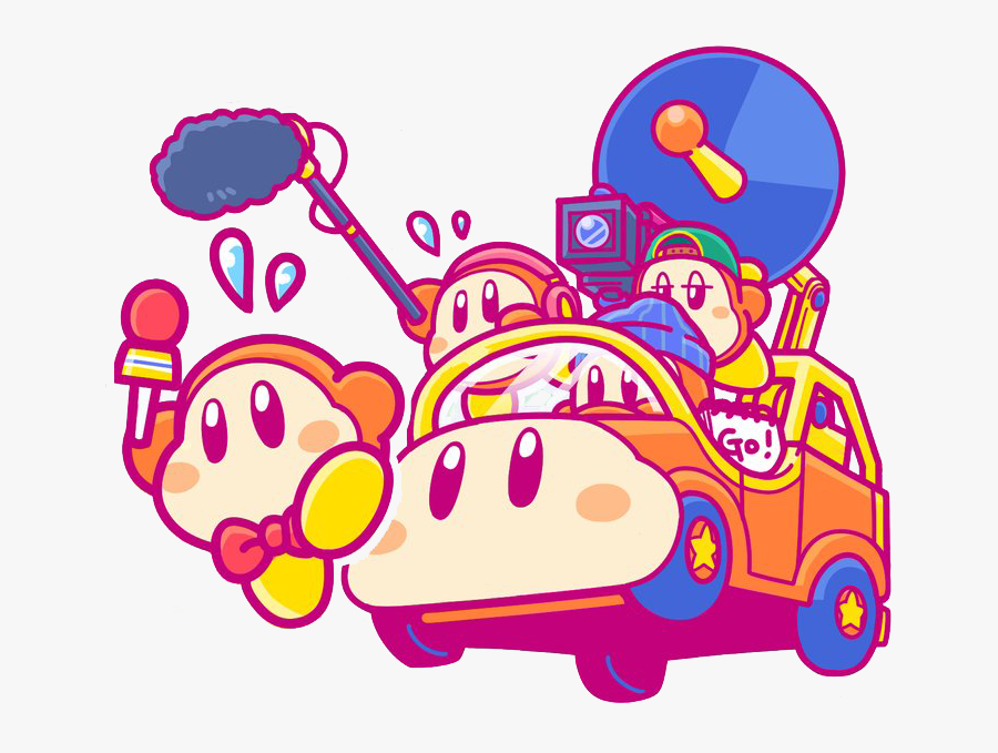 Waddle Dee News Crew, Transparent Clipart