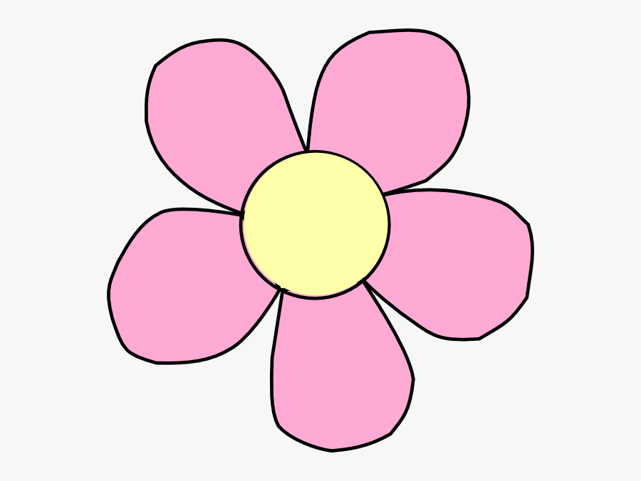 Pink And Blue Flower Clipart, Transparent Clipart