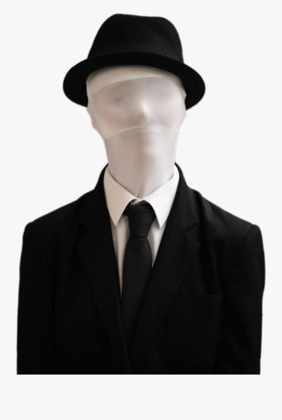 Comics And Fantasy - Slender Man With Hat, Transparent Clipart