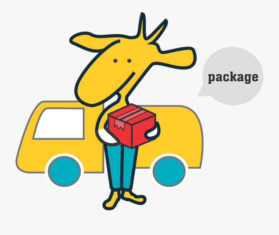 Postman Express Delivery Package Free Picture - 已 收 到, Transparent Clipart