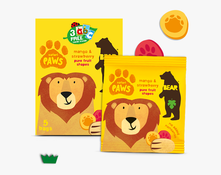 Bear Safari Paws, Transparent Clipart