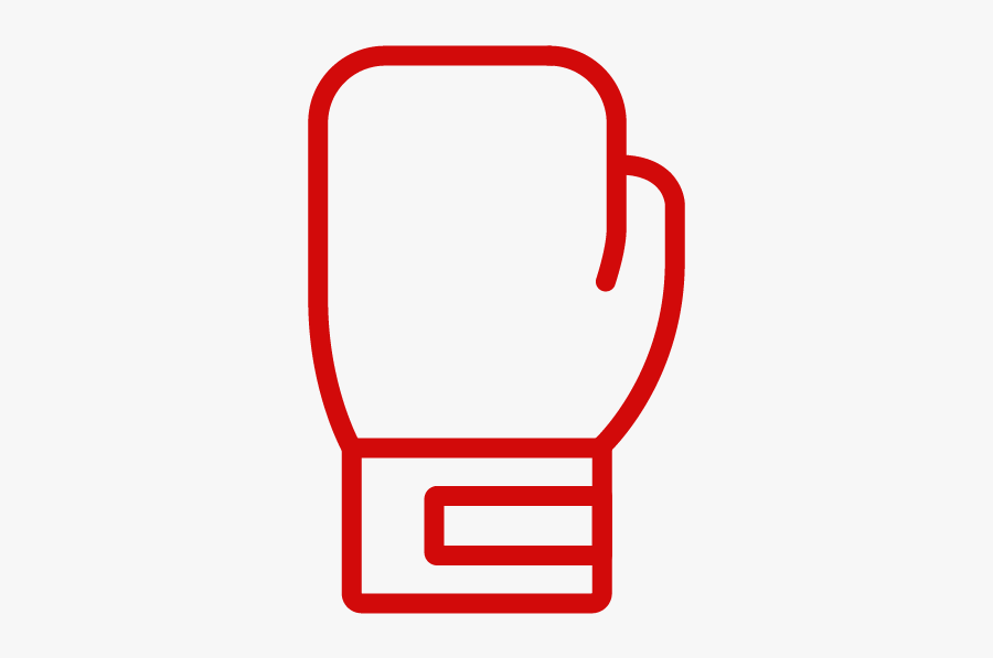 Youth Boxing Icon, Transparent Clipart