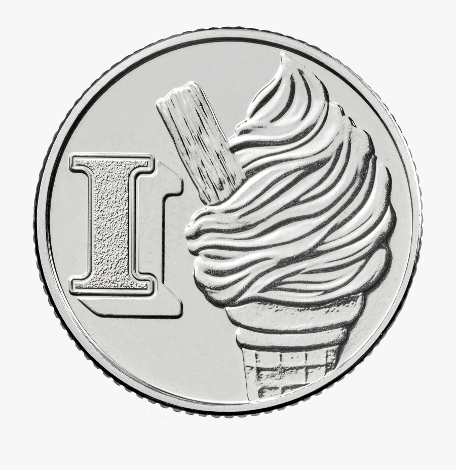 "e", "i - 10p Coin, Transparent Clipart