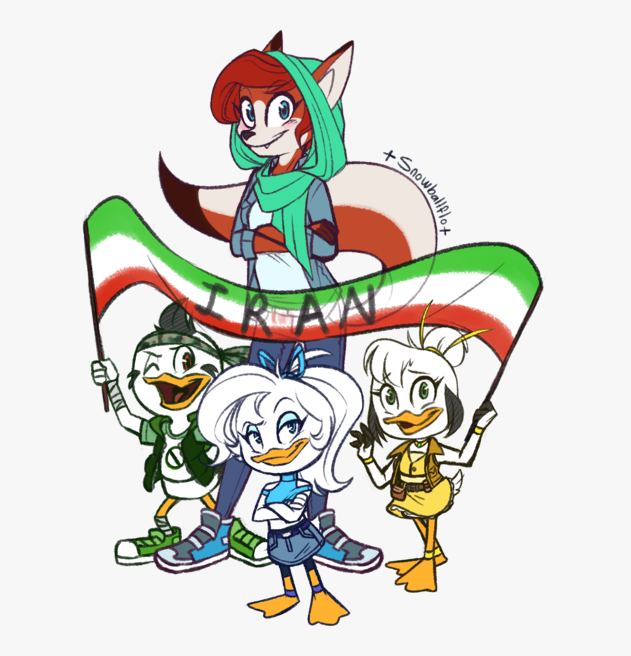 Ducktales Snowballflo, Transparent Clipart
