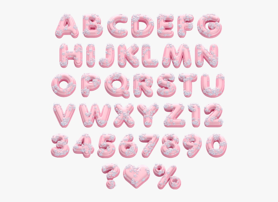 Washing Funny Typeface, Transparent Clipart