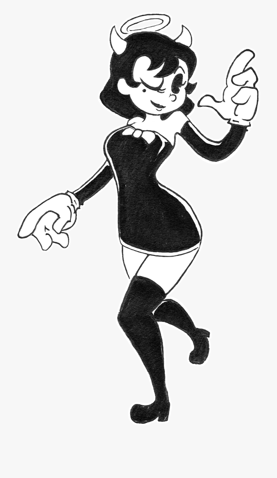 Sketch Bendy And The Ink Machine Characters Drawings, Transparent Clipart