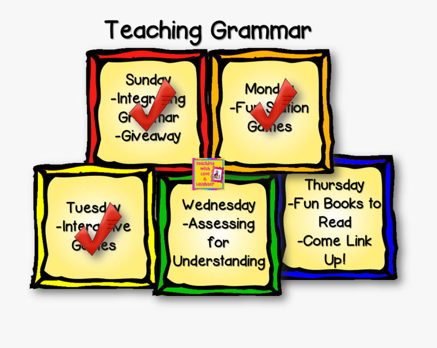 Teaching With Love And Laughter - Teaching Of Grammar, Transparent Clipart