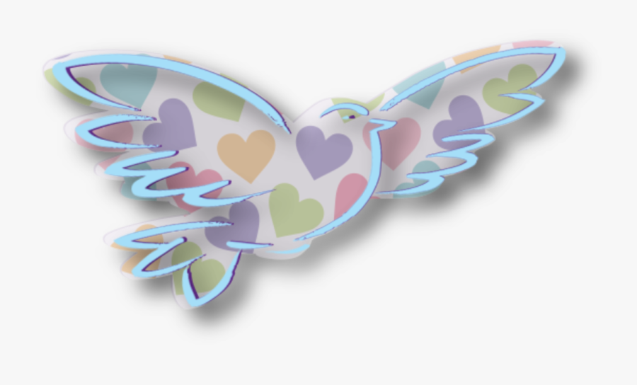Hearts Dove - Heart, Transparent Clipart