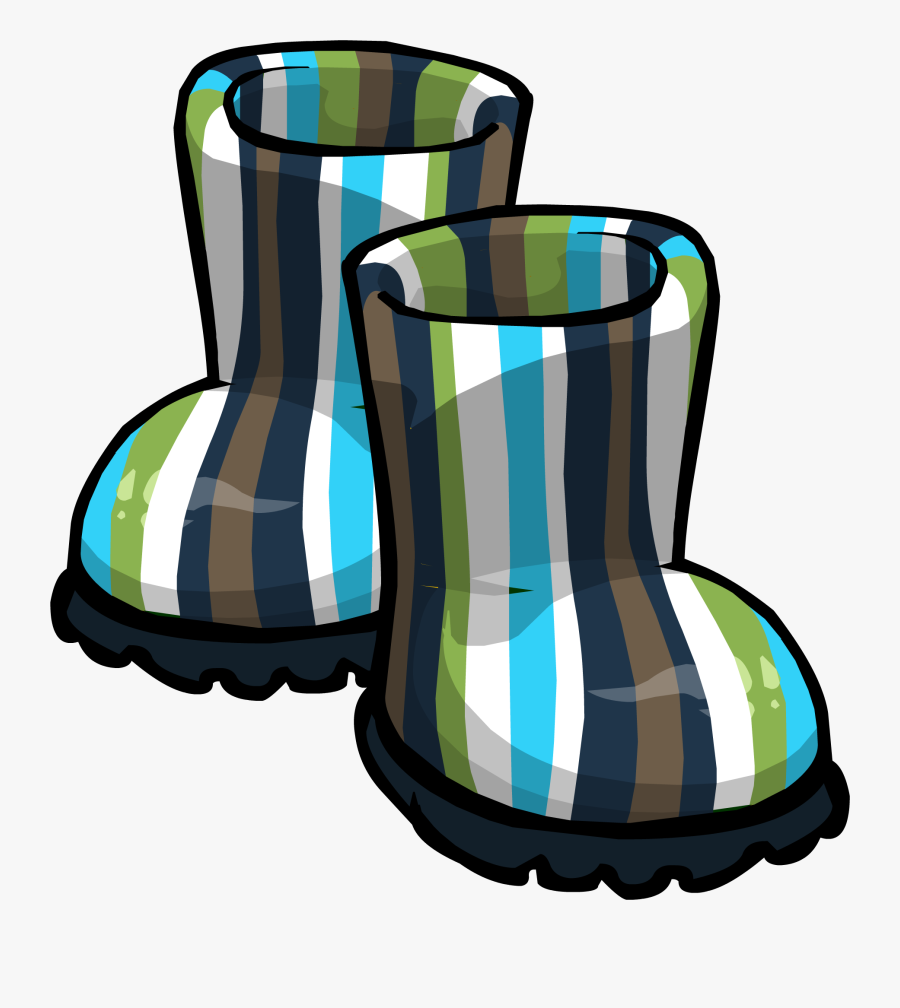 Club Penguin Wiki - Rain Boot, Transparent Clipart