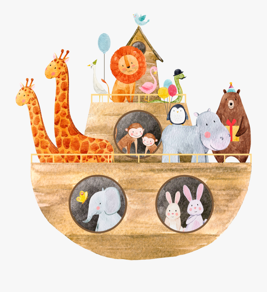 Noah's Ark Christening Gift, Transparent Clipart