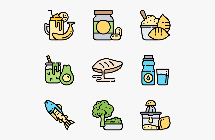 Healthy Food 30 Free Icons - Icon Disease, Transparent Clipart