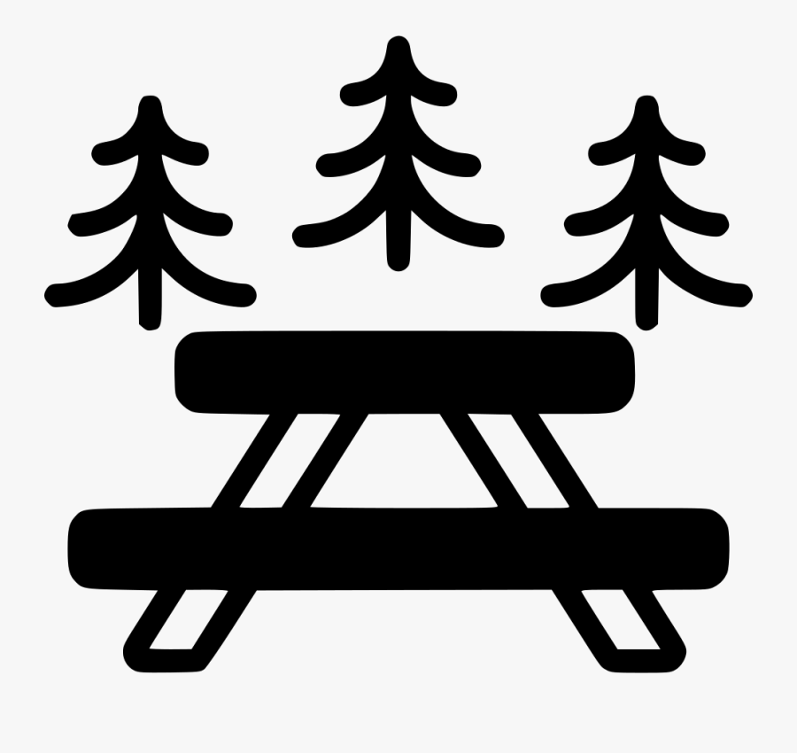 Picnic Area - Camping Tree Svg, Transparent Clipart