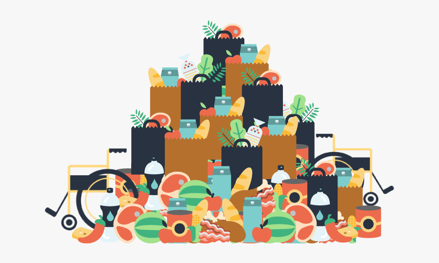 Grocery Clipart Food Donation, Transparent Clipart
