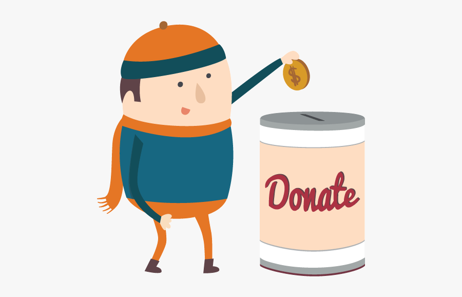 Helping The Poor Cartoon, Transparent Clipart