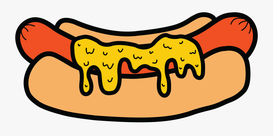 Clip Art Hot Dog Graphic - Hot Dog Graphic Design, Transparent Clipart