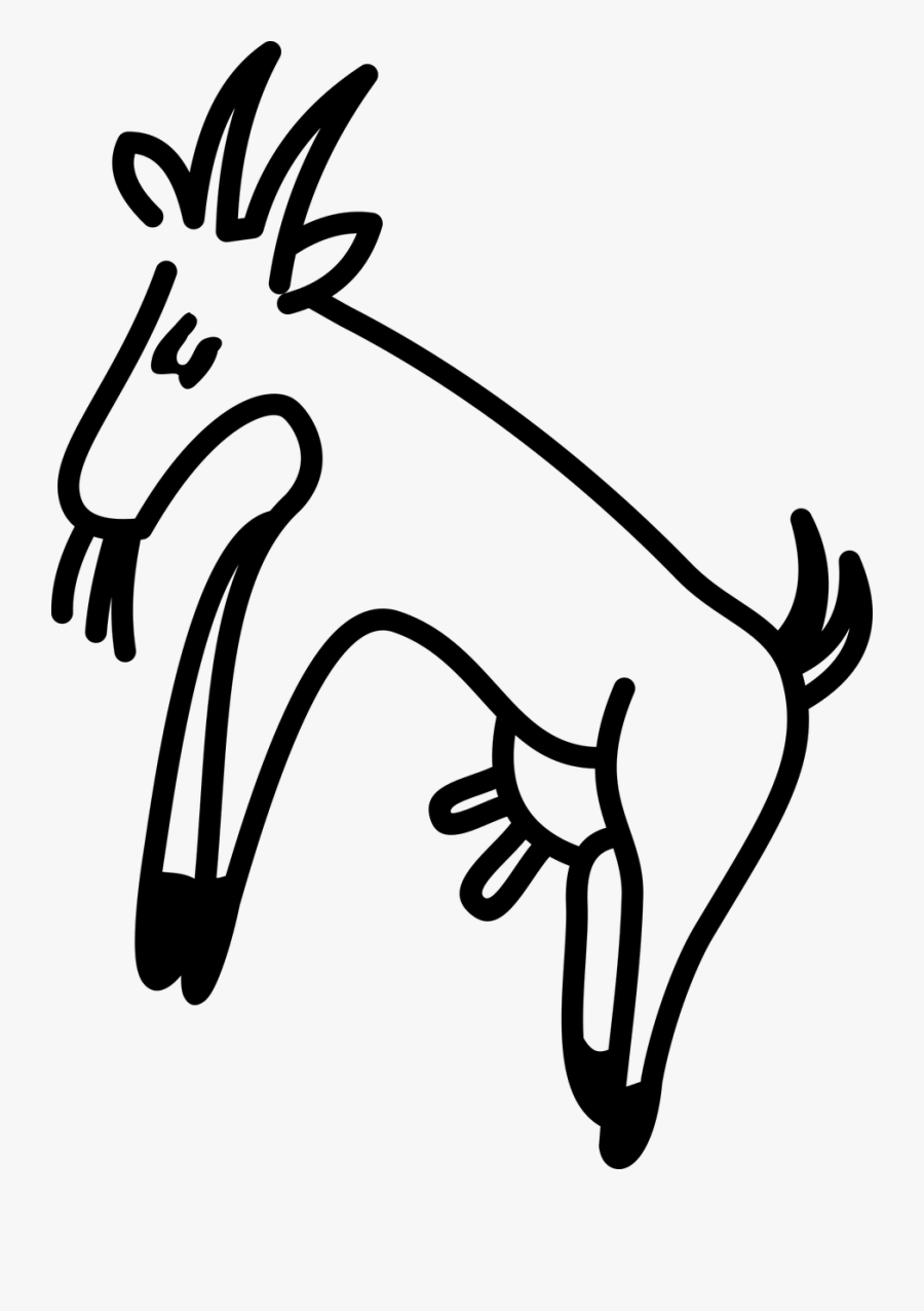 Goat Animal Animal Breeding Free Picture - Logo Chevre Transparent, Transparent Clipart