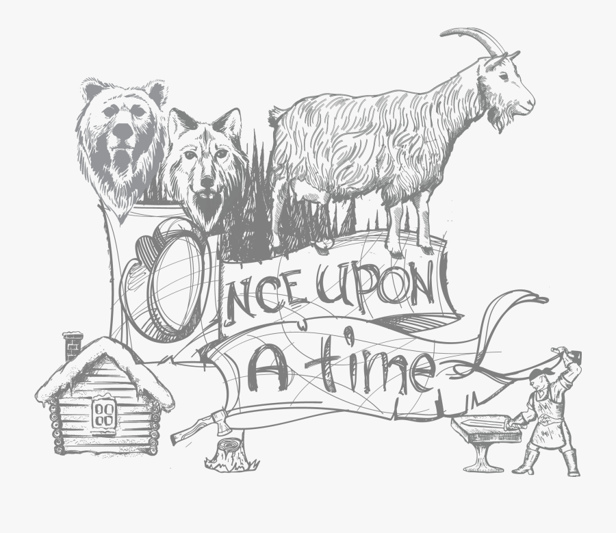 Fairytale Clipart Black And White, Transparent Clipart