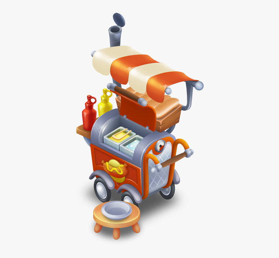 Hay Day Wiki - Hot Dog Stand, Transparent Clipart