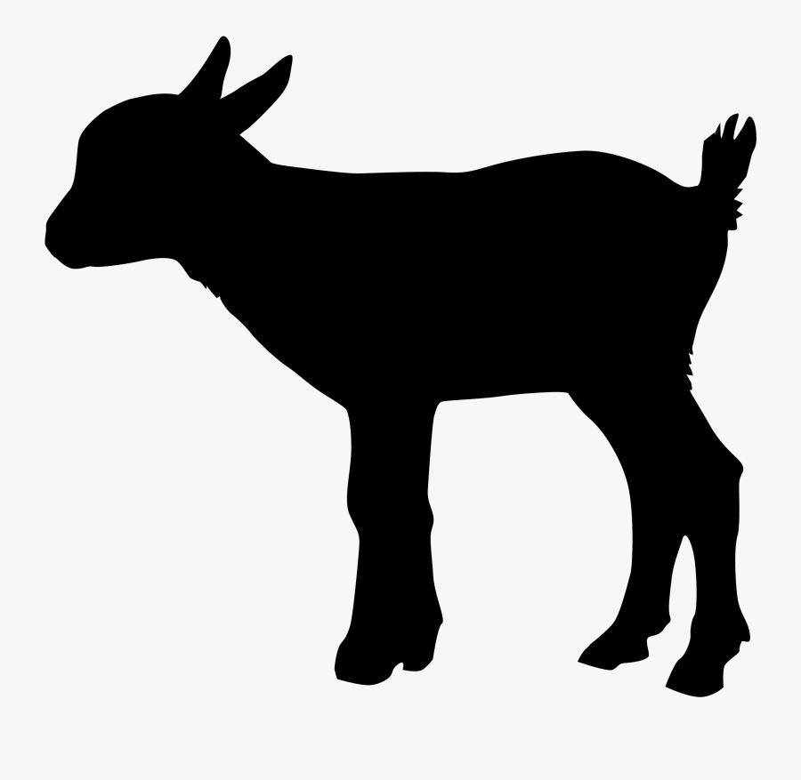 Download Sheep Goat Cattle Silhouette - Baby Goat Goat Silhouette ...