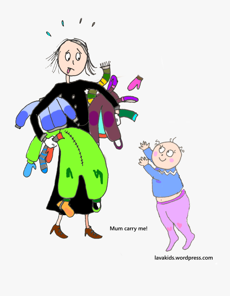 Winter Clothes Clip Art, Transparent Clipart