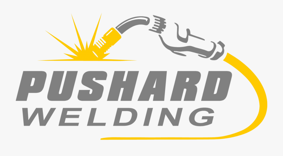 Pushard Welding Logo Gray - Transparent Welding Logo, Transparent Clipart