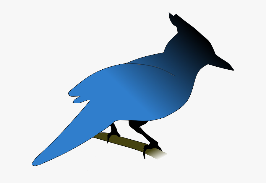 Corvid Tax Logo - Steller S Jay, Transparent Clipart