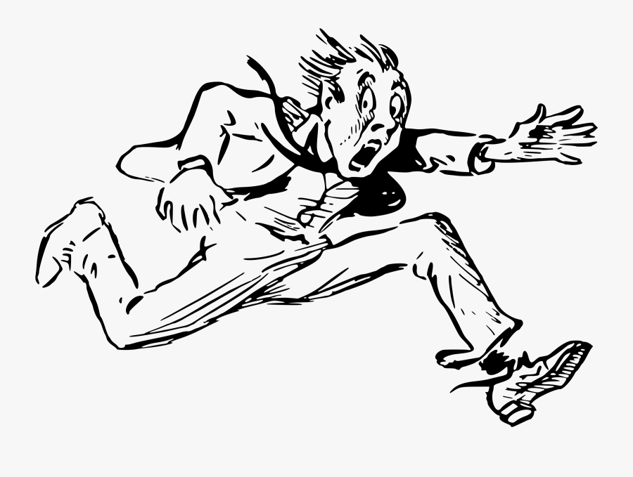 Art,monochrome Photography,shoe - Running Man Drawing Png, Transparent Clipart