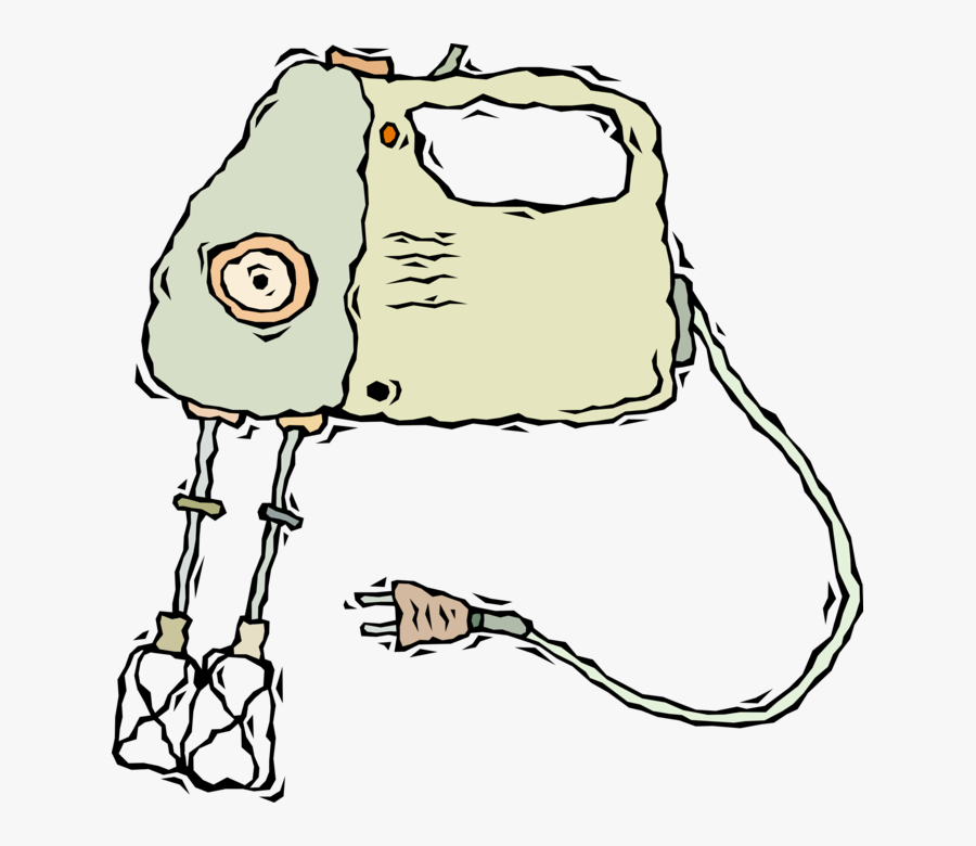 Vector Illustration Of Kitchen Appliance Electric Egg, Transparent Clipart