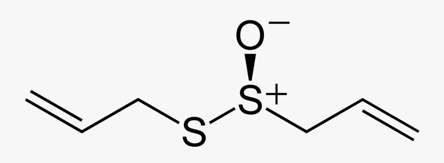 Structural Formula Of R-allicin - Allicin, Transparent Clipart