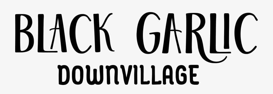Black Garlic Downvillage, Transparent Clipart