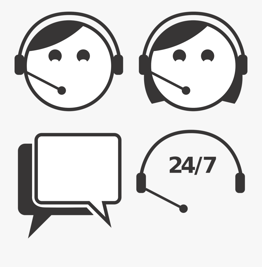 Dibujos De Call Center Para Colorear, Transparent Clipart