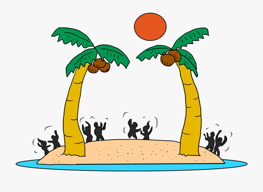 Beach, Beach Party, Outdoor, Dancing, Dance, Sunny - Nature Related To Dance, Transparent Clipart