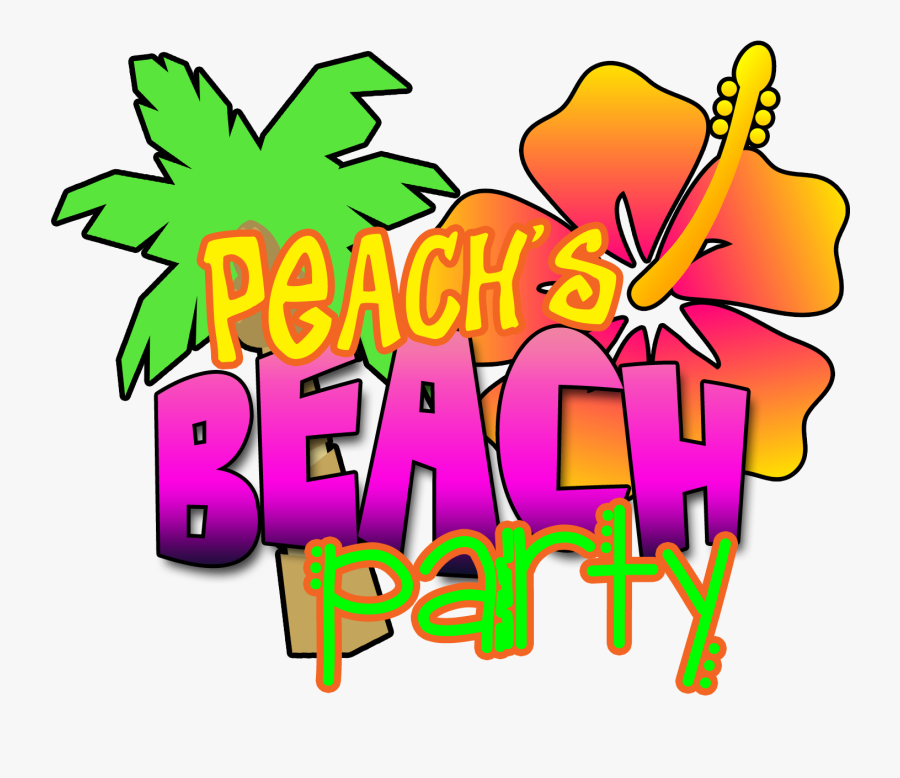 Beachparty Clipart, Transparent Clipart