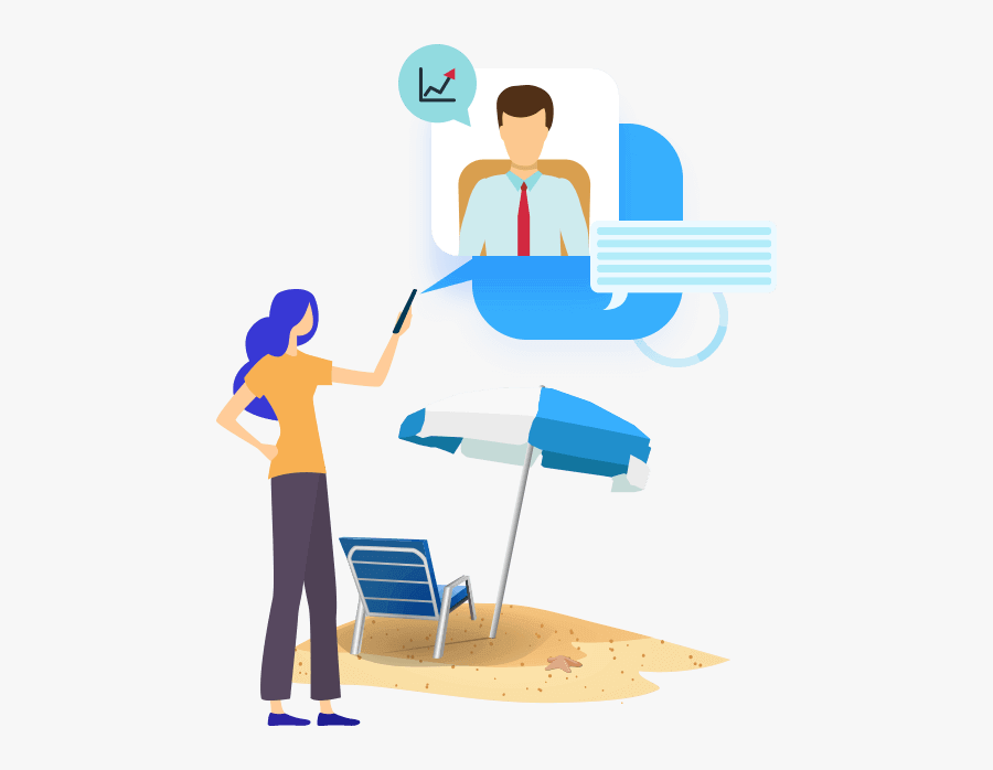 Live Chat Software For Websites Mobile App Bring Your - Transparent Background Beach Clipart, Transparent Clipart