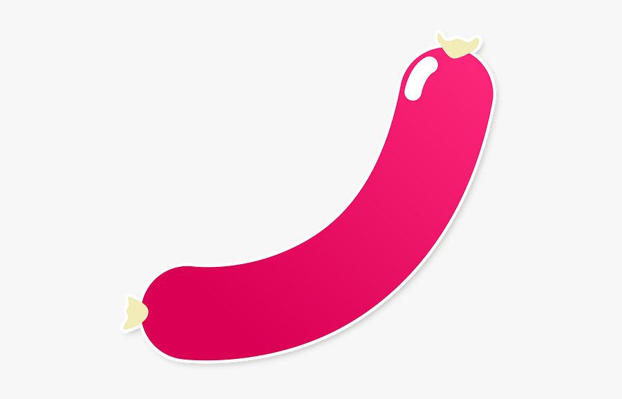 Sausage, Tea Sausage, Dry, Hang Out, Meat, Vegetarian - Sausage, Transparent Clipart