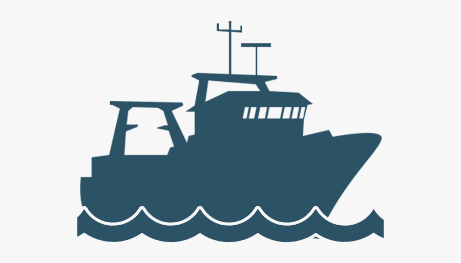 Trawlcamera Use On Board - Fishing Vessel Fishing Boat Icon, Transparent Clipart