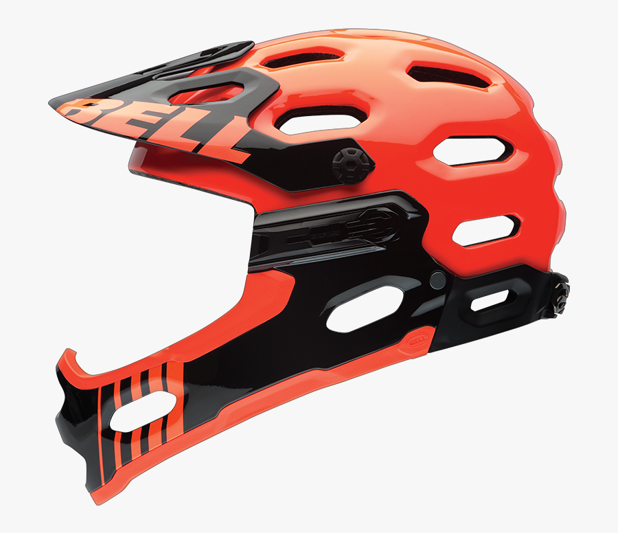 Full Bike Helmets Mountain Carbon Face Fiber - Bell Super 2r, Transparent Clipart