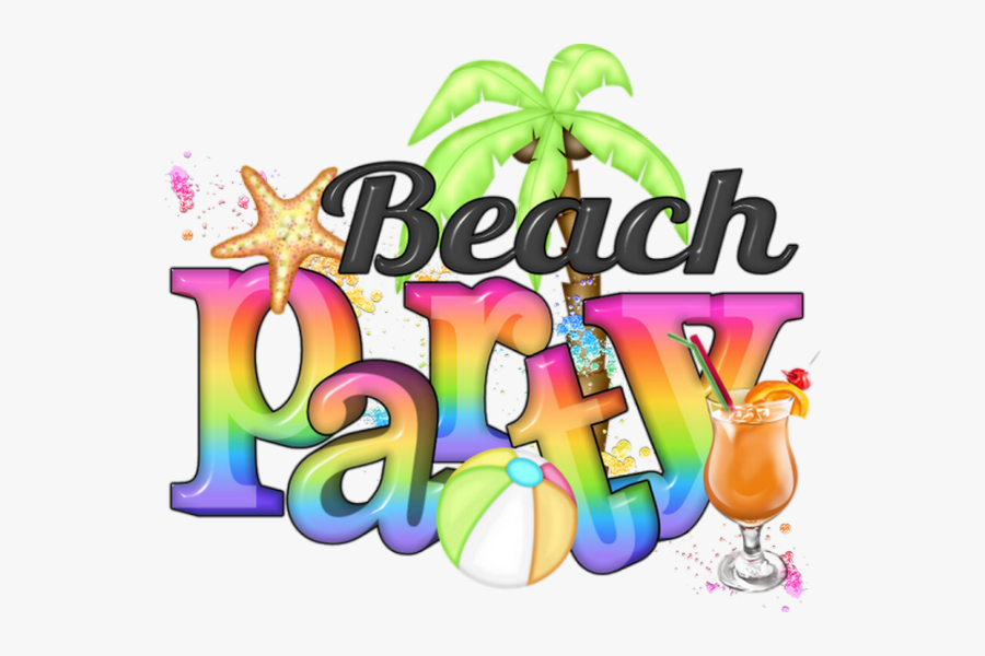 Cluster Beach Party - Beach Party Clipart Png, Transparent Clipart