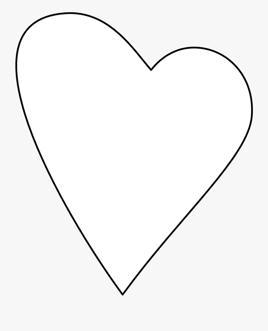 Another Heart Sheet Page Black White Line Art 555px - Transparent Background White Heart Icon Transparent, Transparent Clipart