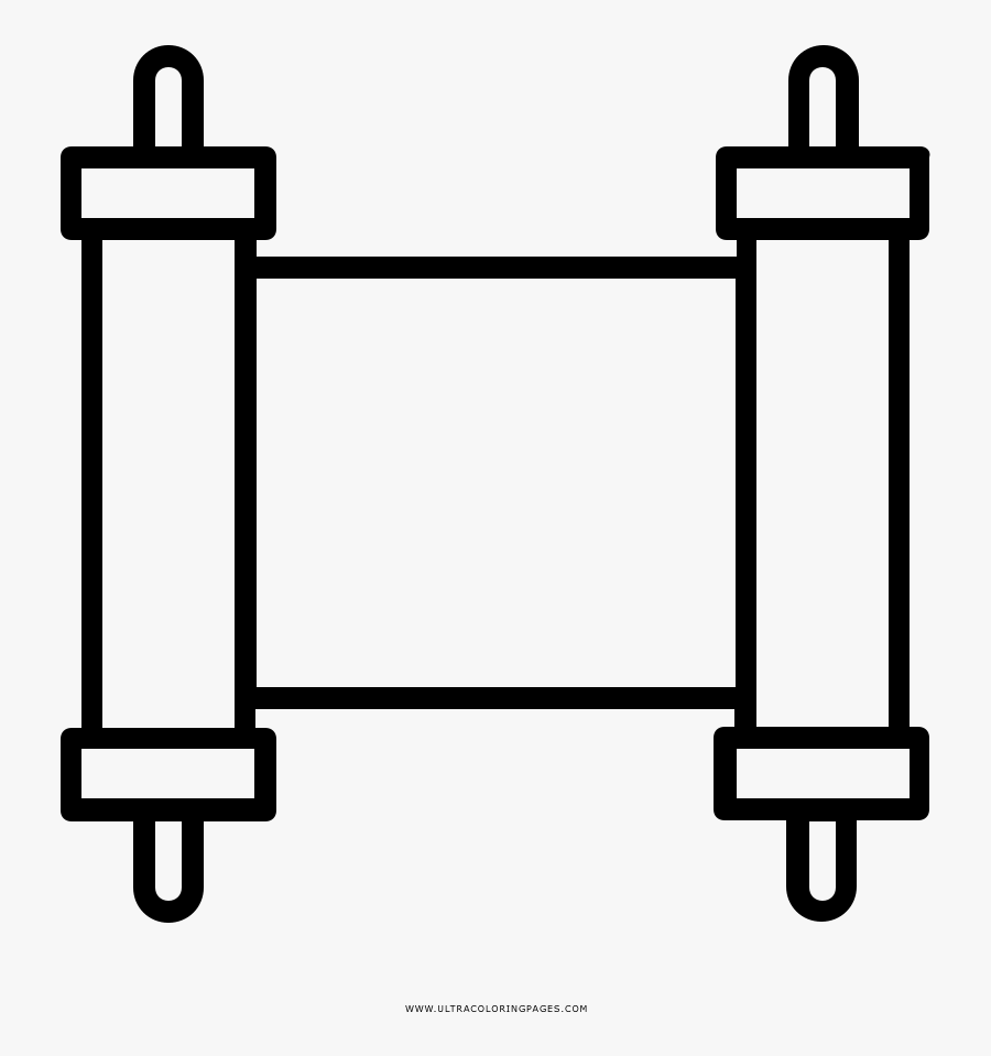 Torah Coloring Page - Write A Critical Analysis, Transparent Clipart
